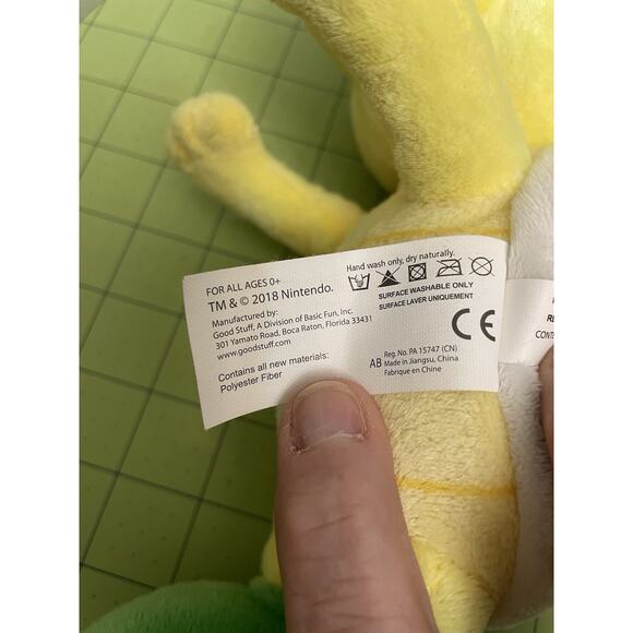 Super Mario Nintendo Koopa Troopa Turtle 8" Plush 2019 Stuffed Animal Yellow - Picture 8 of 10